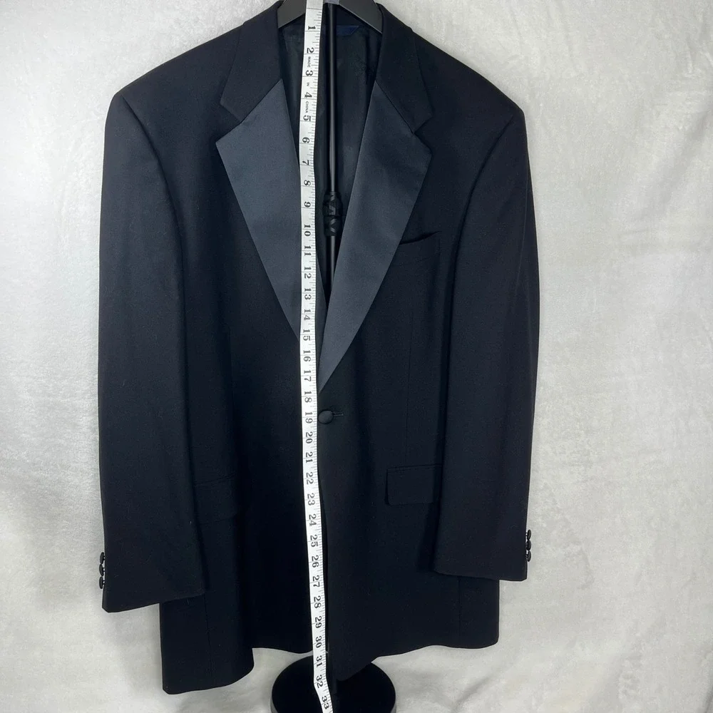 Burberry London Men's Black Wool‎ Tuxedo Jacket Formal Evening Wear 43L